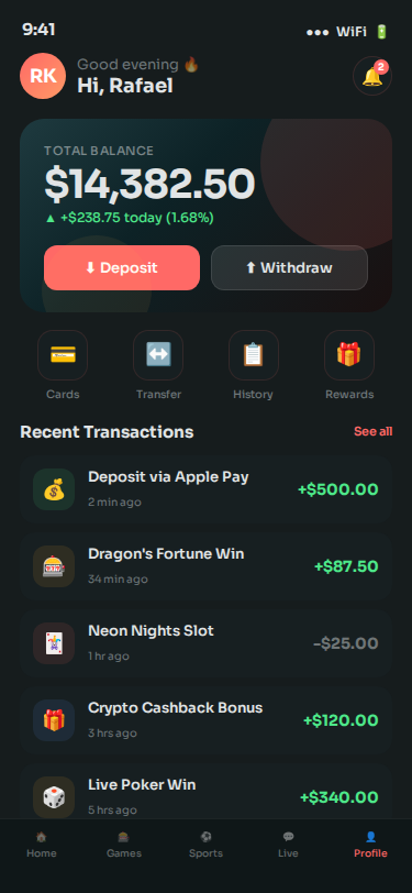 Casinò online su dispositivo mobile